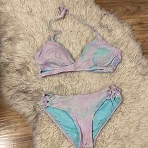 Ardennes violet colour Size L bikini top and S bottoms